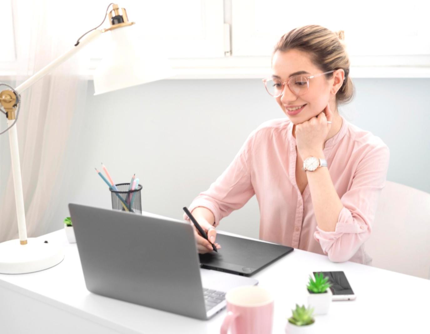 Financial planning workspace with budget analysis tools and documents